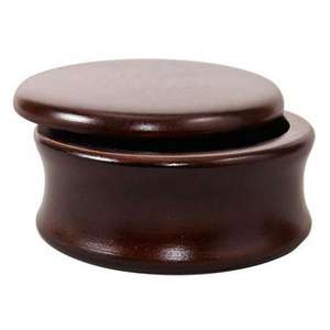 Bol à savon de rasage en bois de manguier de luxe de qualité supérieure, bol à savon en bois foncé pour le rasage à double tranchant pour hommes, pour le visage et le corps par Life Care - Product Image 2