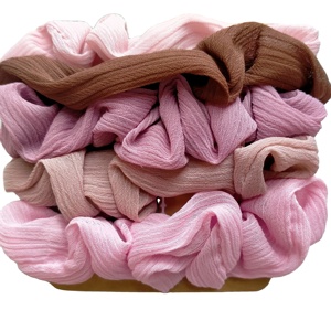 Tendance Écologique Cheveux Chouchous Doux Bande De Cheveux Bonne Élasticité Emballage Personnalisé Accessoires De Cheveux Sans Plis - Product Image 1