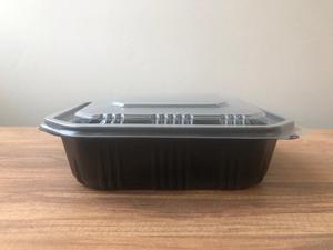 Hot Sale <b>Microwavable</b> Safe Takeaway PP 25 Oz Disposable Food Container Storage Square Hot Container with Plastic <b>Lid</b> - Product Image 5