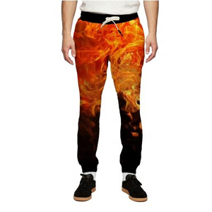 <b>Men's</b> Casual Sweat Pants Custom Logo/Designs High Quality Durable Eco-Friendly Quick Dry Lightweight Fabric Sublimation <b>Trunks</b> - Product Image 3