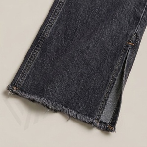 <b>Women</b> Cotton Higher Quality Washed Customized Color Denim Custom Sizing Mid Waist <b>Elastic</b> Closure Trade Assurance Winter Season - Product Image 6