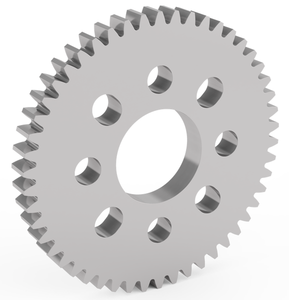Engrenage à 50 dents en aluminium à montage sur moyeu (MOD 0.8, épaisseur 4 mm, alésage 14 mm) pour robot STEM REV WCP FTC FRC - Product Image 1