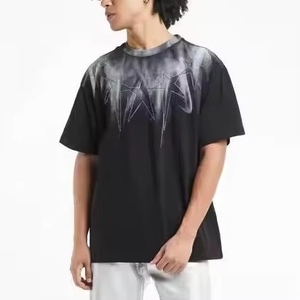 Camisetas con estampado de alta calidad para hombre, nueva camiseta personalizada para hombre, ropa de calle de alta calidad en blanco, 100% algodón, ajuste holgado, Crew Fitness - Product Image 5