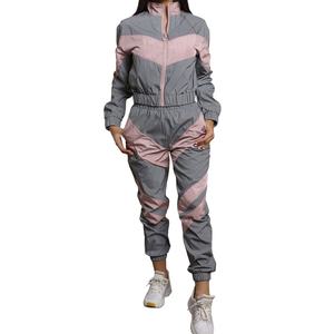 Nouveaux ensembles deux pièces pour femmes, coupe-vent décontracté, imperméable, avec logo personnalisé, grandes tailles, vente en gros, MADE BY HS 2026 - Product Image 1