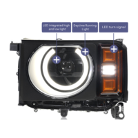 Conjunto de Faros LED con Luz Alta/Baja, DRL y Señal de Giro Integrados, Repuesto para Toyota Land Cruiser LC250 2024