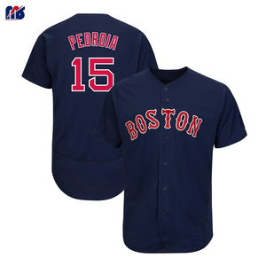 Jersey de béisbol de manga corta con botones para hombre, Jersey de béisbol con sublimación y bordado, color blanco, venta al por mayor - Product Image 2