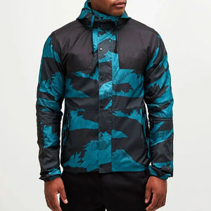 Vestes pour hommes de haute qualité avec logo personnalisé imprimé, confortables / Vêtements d'extérieur décontractés grande taille, coupe-vent pour hommes - Product Image 4