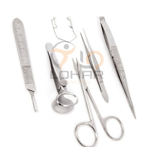 ชุดเครื่องมือสัตวแพทย์สแตนเลสแบบใช้ซ้ำได้ คุณภาพสูง ราคาขายส่ง ดีไซน์ใหม่ ขายดีอันดับต้นๆ - Product Image 3
