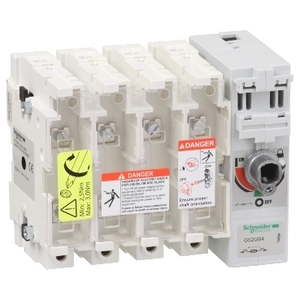 Per SCHNEIDER ELECTRIC TeSys GS2GB4 4P 63A Interruttore-Sezionatore-Fusibile con BS A2 A3 per Avviatori di Motori - Product Image 1