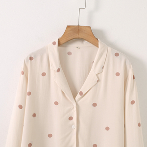 Venta al por mayor de pijamas de algodón personalizados de alta calidad por encargo ropa de dormir de las mujeres - Product Image 3