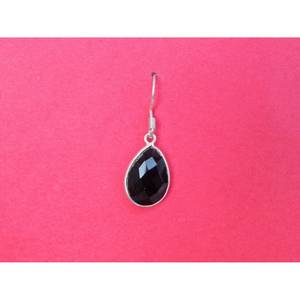 Boucles d'oreilles en argent sterling 925 faites à la main Onyx noir bijoux en pierres précieuses boucles d'oreilles uniques pour femmes Gift-E0482-GS - Product Image 2