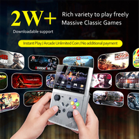 Consoles de jeux portables M18 R43PRO, écran IPS de 4,3 pouces, source Linux, batterie de 4000 mAh, 25 simulateurs, joueurs de jeux rétro portables