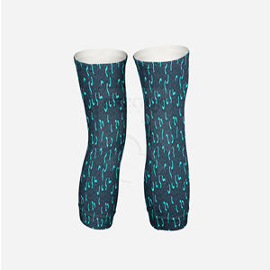 Mangas personalizadas para piernas de compresión para deportes al aire libre, protección UV, transpirable, sin costuras, diseño OEM ODM - Product Image 2