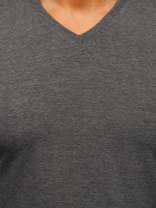 เสื้อยืดคอกลมผู้ชายคุณภาพสูง สีดำ แขนยาว ลายเรียบ สีพื้น หลายแพ็ค ขายส่งจำนวนมาก - Product Image 3