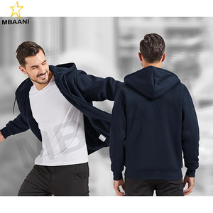 <b>Men</b> <b>Hoodies</b> Zip Up <b>Sherpa</b> Lined Sweatshirts Heavyweight Thick Warm <b>Fleece</b> Winter Jacket - Product Image 5