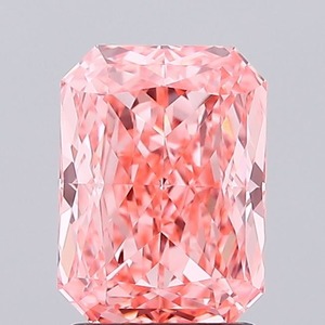 Radiante 2.05ct Fancy Vivid Pink VVS1 - Product Image 1