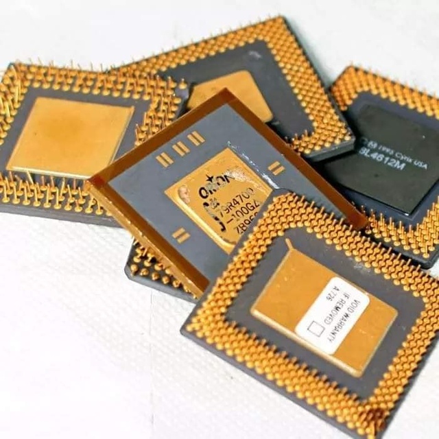 High Yielding Ceramic CPUs for Gold Scrap Gold Recovery CPU Processor Scrap  Ceramic Processor Scrap