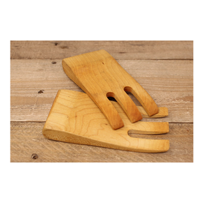 Cuillère à main en bois d'acacia Serveurs Cuillère à salade en bois dur Cuillère à salade de fruits en bois Design unique Prix bon marché - Product Image 5