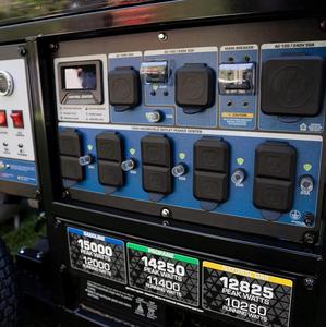 เครื่องกำเนิดไฟฟ้าสำรองสำหรับบ้านแบบพกพา รุ่น XP15000HXT 15000 วัตต์ ใช้ได้สามระบบเชื้อเพลิง พร้อมระบบเตือนก๊าซคาร์บอนมอนอกไซด์ รับประกัน 3 ปี จากโรงงาน - Product Image 2