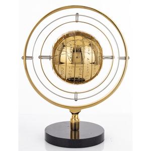 Custom Manufacture Luxury <b>Gold</b> Armilary Globe Model With Stand <b>Black</b> Base Easy Portable Table Centerpiece Accents - Product Image 4