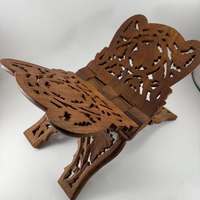 Elegante Soporte de Madera para Libros Sagrados, Plegable y Duradero, para Corán, Biblia, Gita, Estudio Espiritual, Lectura, Oración, de Lujo