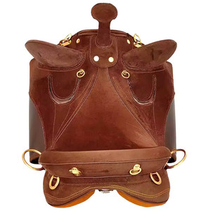 Silla de Montar para Caballo de Cuero Puro de Primera Calidad Negra / Silla de Montar de Cuero Genuino de Alta Calidad - Product Image 2