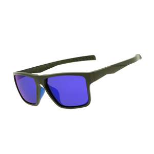 Lunettes de soleil de couleur personnalisée pour hommes avec lentille dégradée et design Demi Pattern - Product Image 4