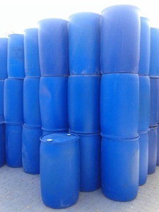 ถังพลาสติก HDPE แบบเปิดด้านบนเป็น200L ฟ้าถังพลาสติกสีฟ้า55แกลลอนถังพลาสติก HDPE สีฟ้าหนักสำหรับขายส่งเชื้อเพลิง