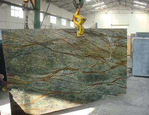 Rainforest Green Indian Natural Marble Polished Big Slab Kitchen Dining Countertop Bathroom Vanity Top Eco-Friendly 20/30mm - Product Image 6