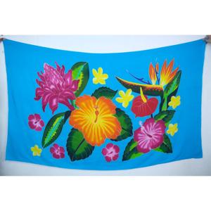 100% Fine Quality Rayon Hand-Painted Hawaiian Sarongs Pareo Custom Wholesale Beachwear Cover Asia <b>Pacific</b> Islands HPBU043-01-200 - Product Image 1