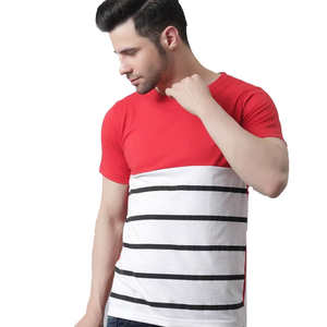 T-shirt en coton de haute qualité pour hommes Nouveau style de conception à motif solide Personnalisé Court Longueur Bon ajustement Blanc pour Logo personnalisé - Product Image 1