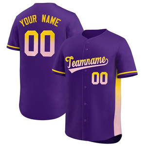 Camiseta de béisbol para hombre de último diseño a precio barato, camiseta de béisbol de sublimación de tamaño personalizado de color sólido para hombre - Product Image 5