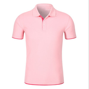 Logo personnalisé 180GSM T-shirts sans couture Grande taille Polos pour hommes de golf de sports unis - Product Image 1