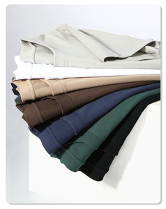 Camiseta de algodón 100% de peso pesado con cuello redondo Unisex, camiseta en blanco de gran tamaño, camiseta con logotipo estampado de soplo personalizada de alta calidad para hombres - Product Image 3