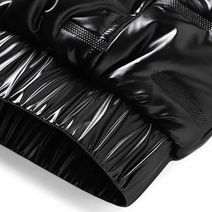 Chaqueta acolchada con capucha para hombre, chaqueta acolchada con burbujas de invierno a la moda, superventas, personalizada, brillante, 2025 - Product Image 4