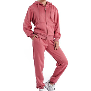 Logo personnalisé survêtement modeste vêtements de sport vêtements de sport pour femmes manches longues survêtement ample vêtements de sport haut d'entraînement et survêtement - Product Image 1