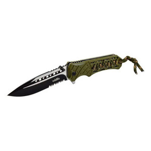 Coltello con blocco di sicurezza Wallis K901365, manico verde, acciaio inossidabile, durezza 54-56 - Product Image 2