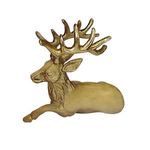 Wholesale Silver Nature Metal <b>Reindeer</b> Hanging Ornaments <b>Christmas</b> Tree Home <b>Decoration</b> Pendant in Stockings Style - Product Image 6