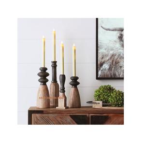 Bougeoir de luxe avec logo personnalisé de n'importe quelle taille bocaux vides en bois personnalisés pour la décoration intérieure bocaux à bougies de mariage décoration - Product Image 3