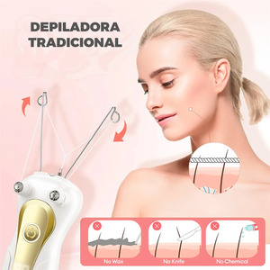 Depiladora Facial Eléctrica, Portátil y Recargable - Colores Surtidos - Product Image 3