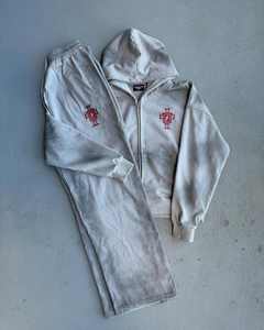 OEM personalizado hombre de alta calidad 100% para hombre chándal de gran tamaño 65% algodón 35% poliéster (Polar) 280 a 300 GSM - Product Image 1