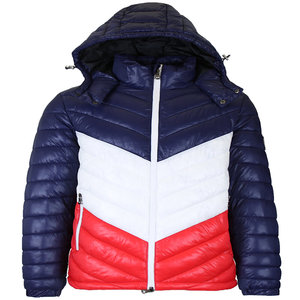 New Trend Winter Breathable Plus Size Men's Custom Puffer Jacket <b>Quilted</b> Padded Hooded Reversible Eco-Friendly Windproof - Product Image 3