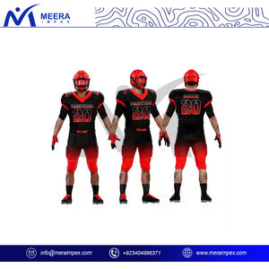 Ensemble maillot et pantalon d'uniforme d'équipe de football américain personnalisé vêtements de sport respirants à séchage rapide pour la ligue, l'entraînement, le match et le club - Product Image 2