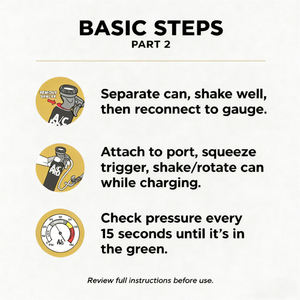 น้ำยาแอร์เก็ตซัน แอร์โปร 134A ช่วยเพิ่มประสิทธิภาพการระบายความร้อน ปิดรอยรั่ว สำหรับรถยนต์ ช่วยฟื้นฟูระบบปรับอากาศ ให้ลมเย็น  อะลูมิเนียม - Product Image 5