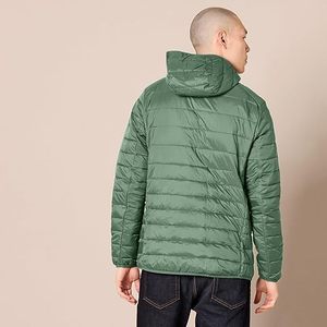 Men's Winter Outdoor Jackets Gradient Warm Vintage Stylish Zip <b>Padded</b> Down Puffer Jacket Streetwear Custom - Product Image 5