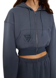 Ensemble sweat à capuche et pantalon de jogging imprimé pour femme, qualité supérieure, sans cordon, tendance, fabrication OEM - Product Image 3