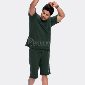 Ensemble sweat-shirt et short pour homme, design personnalisé, fabriqué au Pakistan, faible MOQ, sweat-shirt et short décontractés pour homme, vêtements de sport respirants - Product Image 2