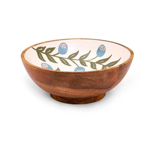 ชามสลัดพิมพ์ลายเคลือบทำจากไม้ของขวัญทางธุรกิจพิมพ์โลโก้ได้ตามต้องการหรูหราไม่เหมือนใคร - Product Image 2