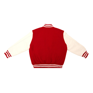 2025 hommes Letterman Varsity vestes Collection d'hiver personnalisable manches en cuir véritable CollegeBaseballjacket pour hommes - Product Image 2