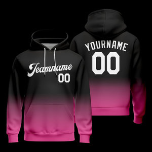 Logo personnalisé Pas cher États-Unis Sweat à capuche de baseball à lacets pour hommes Vente en gros Sweats à capuche brodés de haute qualité Sweat à capuche polaire d'hiver - Product Image 3